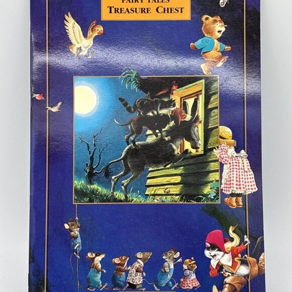 Vintage Tormont The Great Fairy Tales Treasure Chest 5 Children’s Jumbo Book Set - Picture 4 of 8